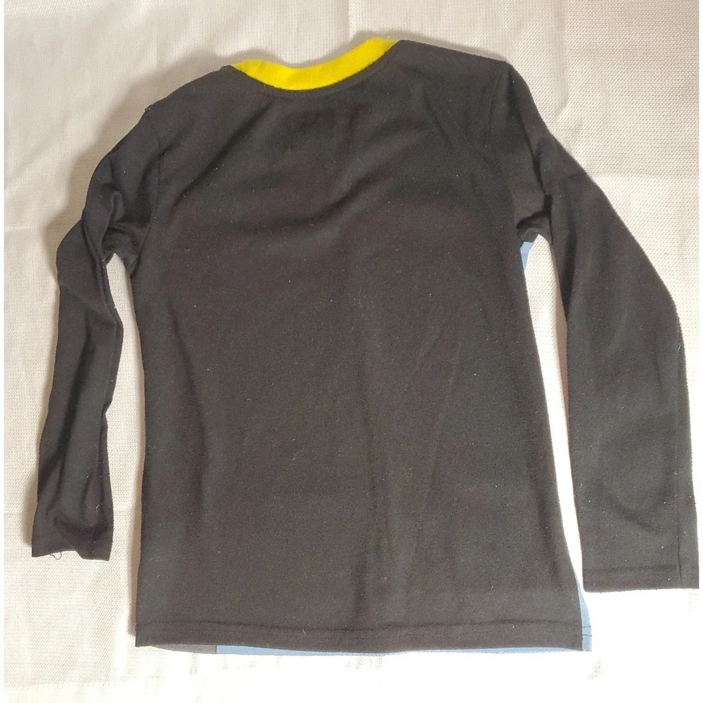 Batman Pajamas 2-Piece PJ'S Cuffed Pants‎ Long Sleeve Boys Size 6/7